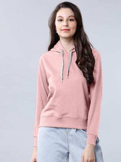 Peach Colour High Quality Premium Hoodie For Women's