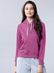 Pink Colour High Quality Premium Hoodie For Women's