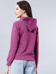 Pink Colour High Quality Premium Hoodie For Women's