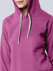 Pink Colour High Quality Premium Hoodie For Women's