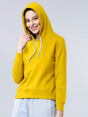 Yellow Colour High Quality Premium Hoodie For Women's