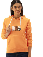 Panda Printed Premium Quality Hoodies For Women