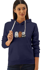 Panda Printed Premium Quality Hoodies For Women