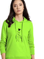 Love Print Premium Quality Hoodie for Women