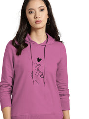 Love Print Premium Quality Hoodie for Women